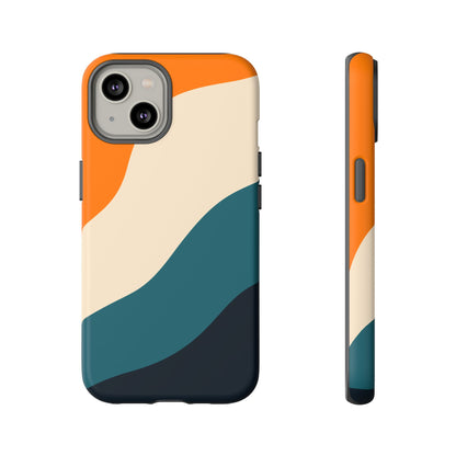 Blue Tide Wave Tough Phone Case