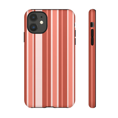 Terracotta Stripe Tough Phone Case