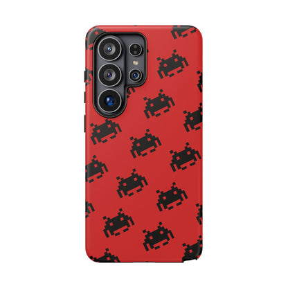 Red Pixel Alien Tough Phone Case