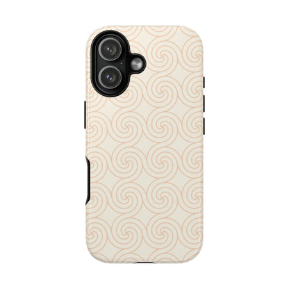 Soft Sand Spiral Tough Phone Case