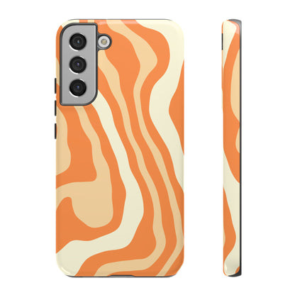 Peach Cream Swirl Tough Phone Case
