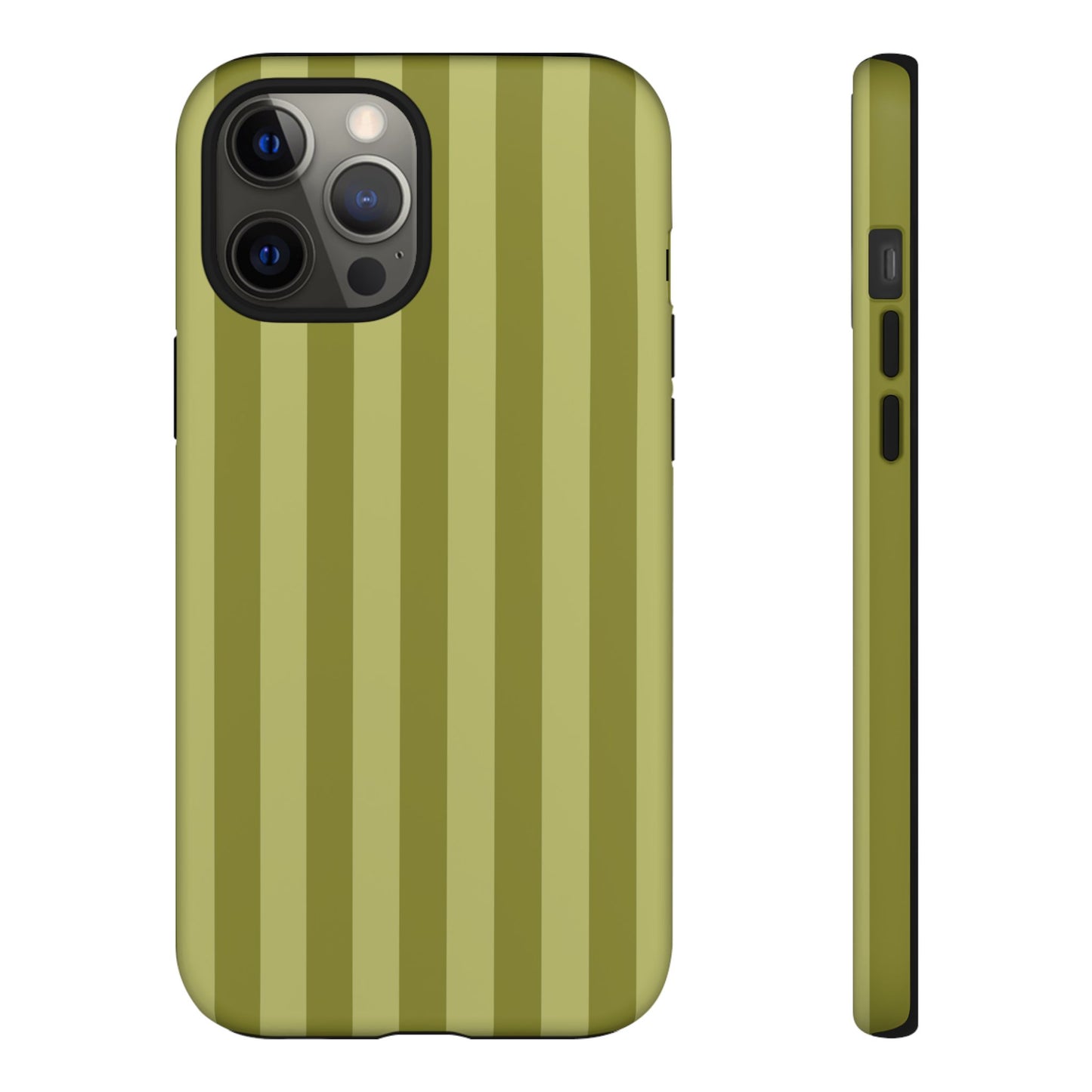 Olive Stripe Tough Phone Case