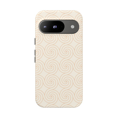 Soft Sand Spiral Tough Phone Case