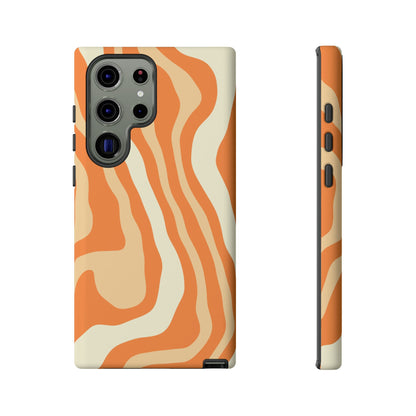 Peach Cream Swirl Tough Phone Case