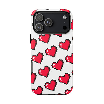 Pixel Heart Tough Phone Case