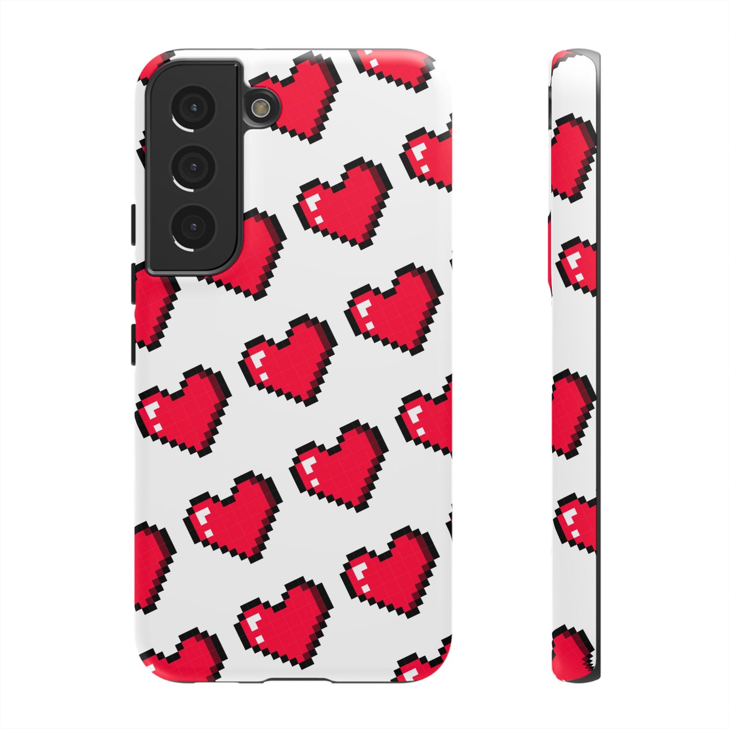 Pixel Heart Tough Phone Case