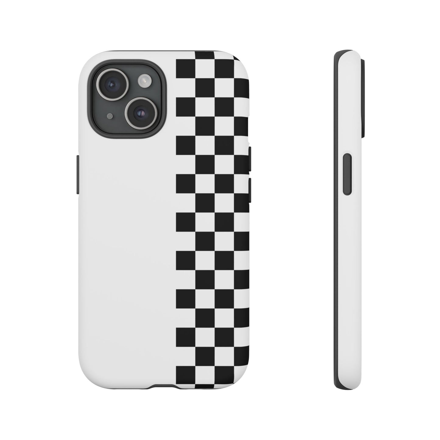 Checker Stripe Tough Phone Case