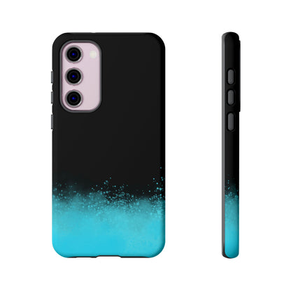 Black Aqua Splash Tough Phone Case