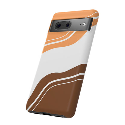 Caramel Cream Wave Tough Phone Case