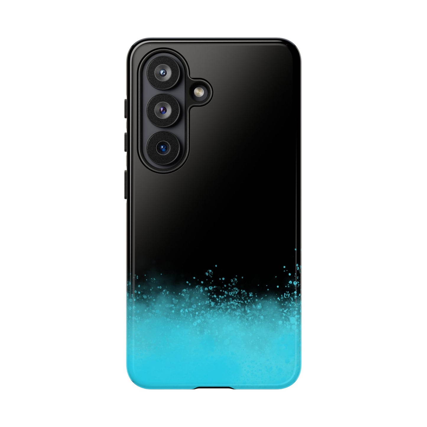 Black Aqua Splash Tough Phone Case
