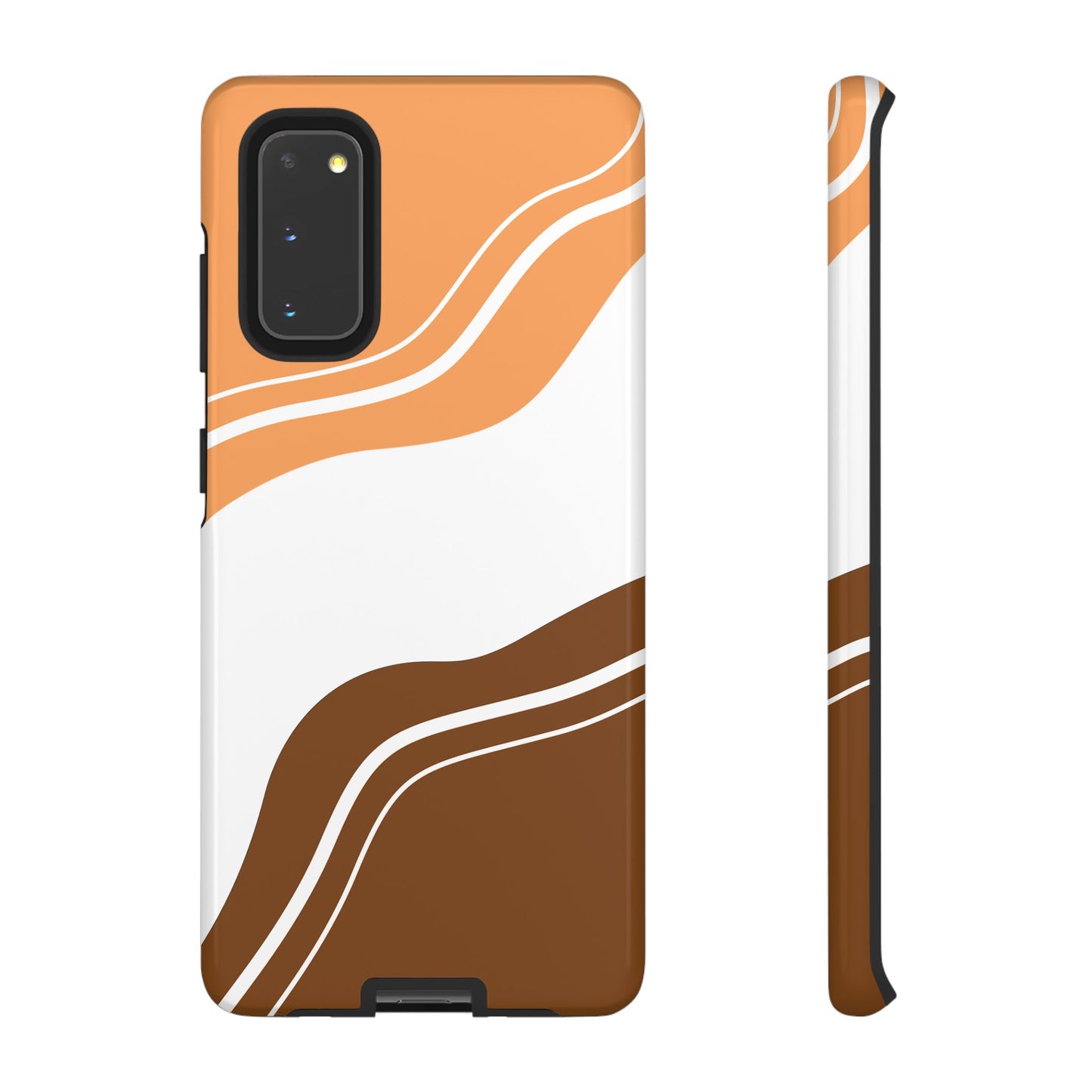 Caramel Cream Wave Tough Phone Case