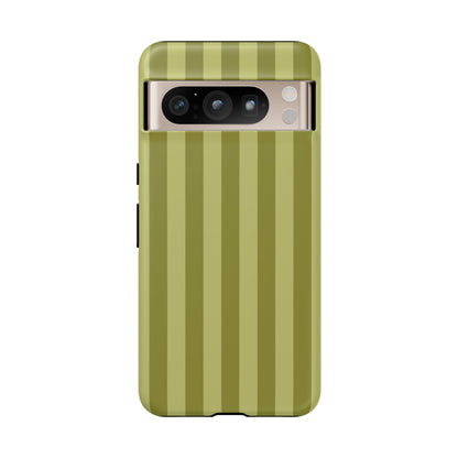 Olive Stripe Tough Phone Case
