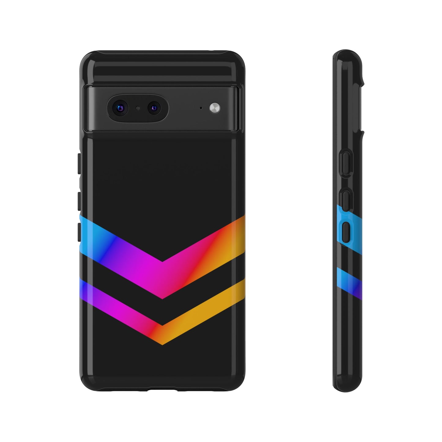 Neon V-Stripe Tough Phone Case