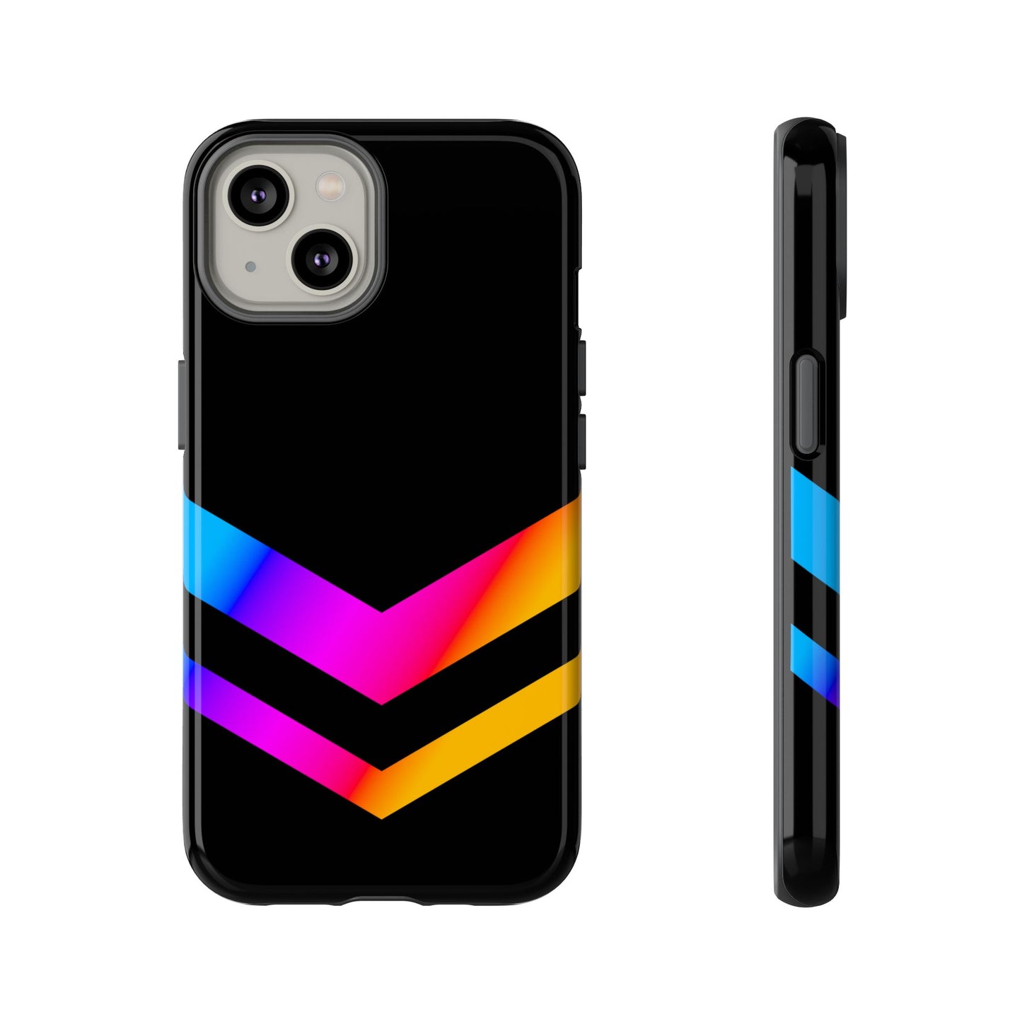 Neon V-Stripe Tough Phone Case