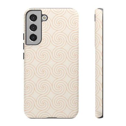 Soft Sand Spiral Tough Phone Case