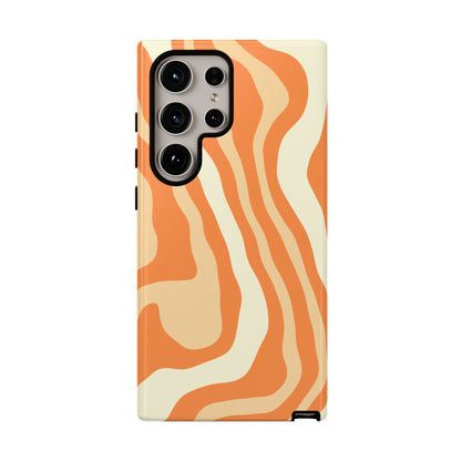 Peach Cream Swirl Tough Phone Case