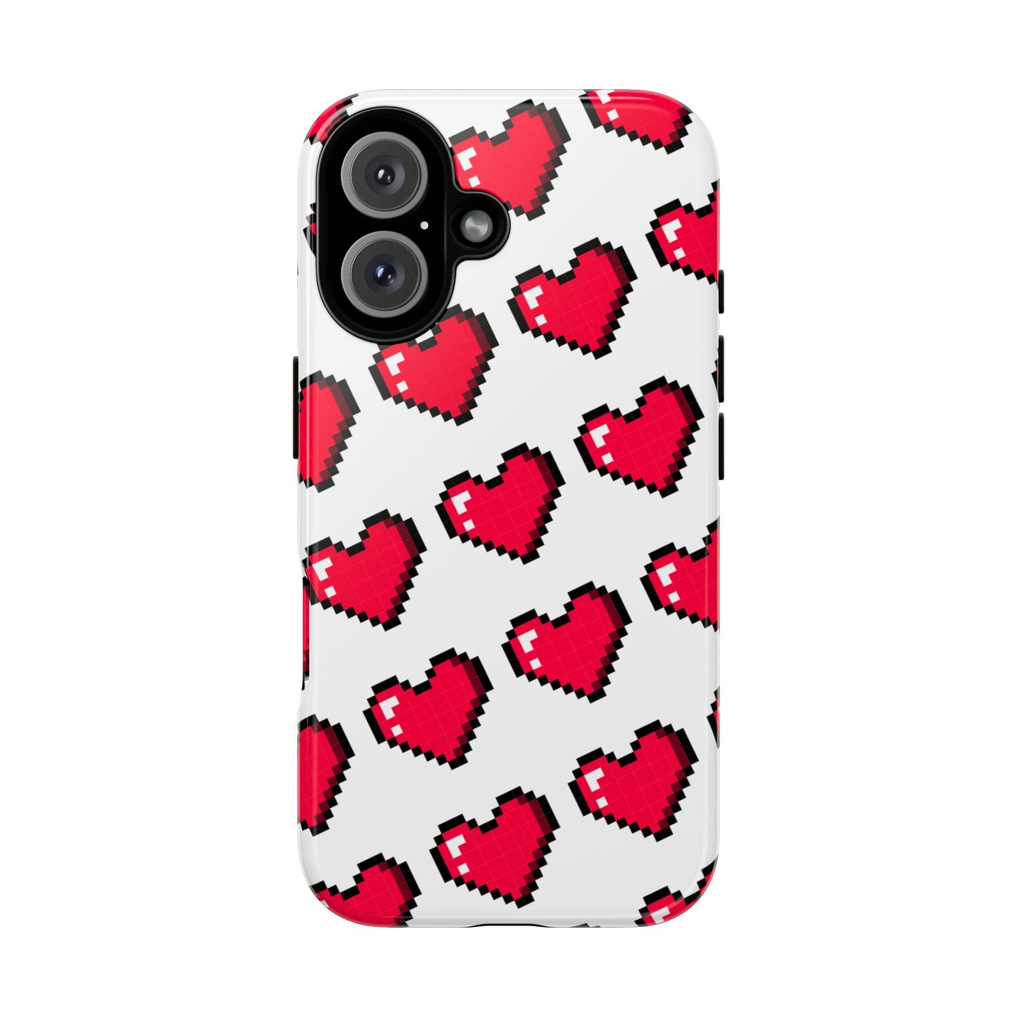 Pixel Heart Tough Phone Case