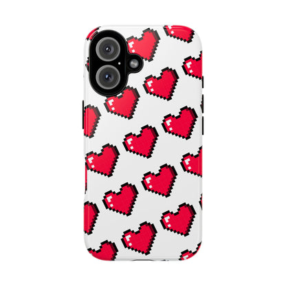 Pixel Heart Tough Phone Case