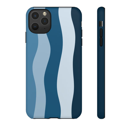 Blue Tide Wave Tough Phone Case