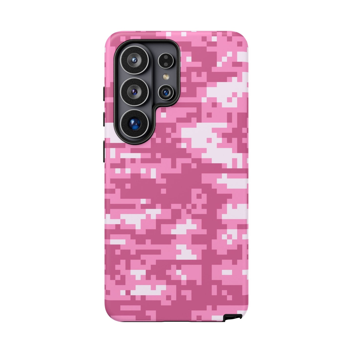 Pink pixel Camo Design Tough Phone Case