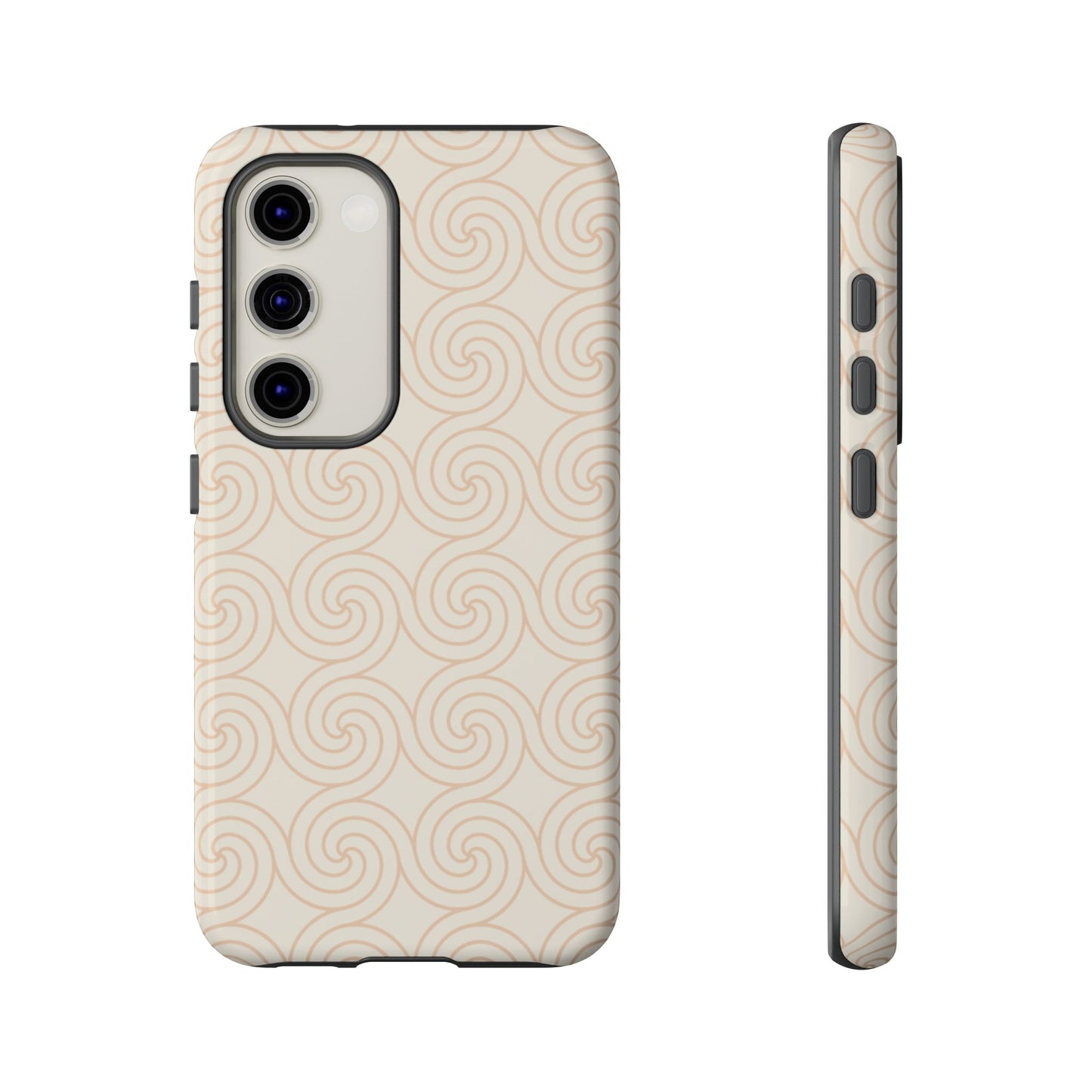 Soft Sand Spiral Tough Phone Case