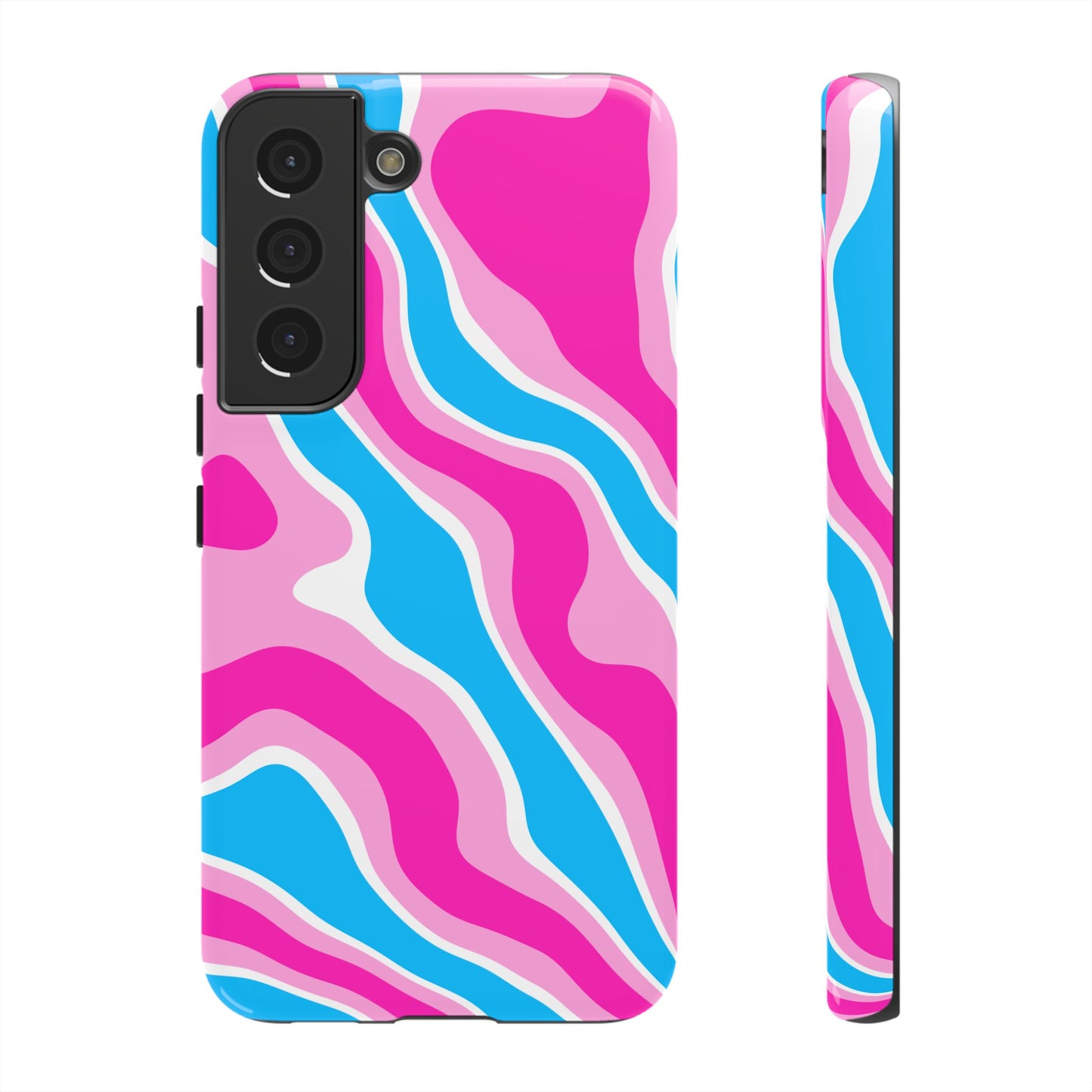 Candy Aqua Wave Tough Phone Case