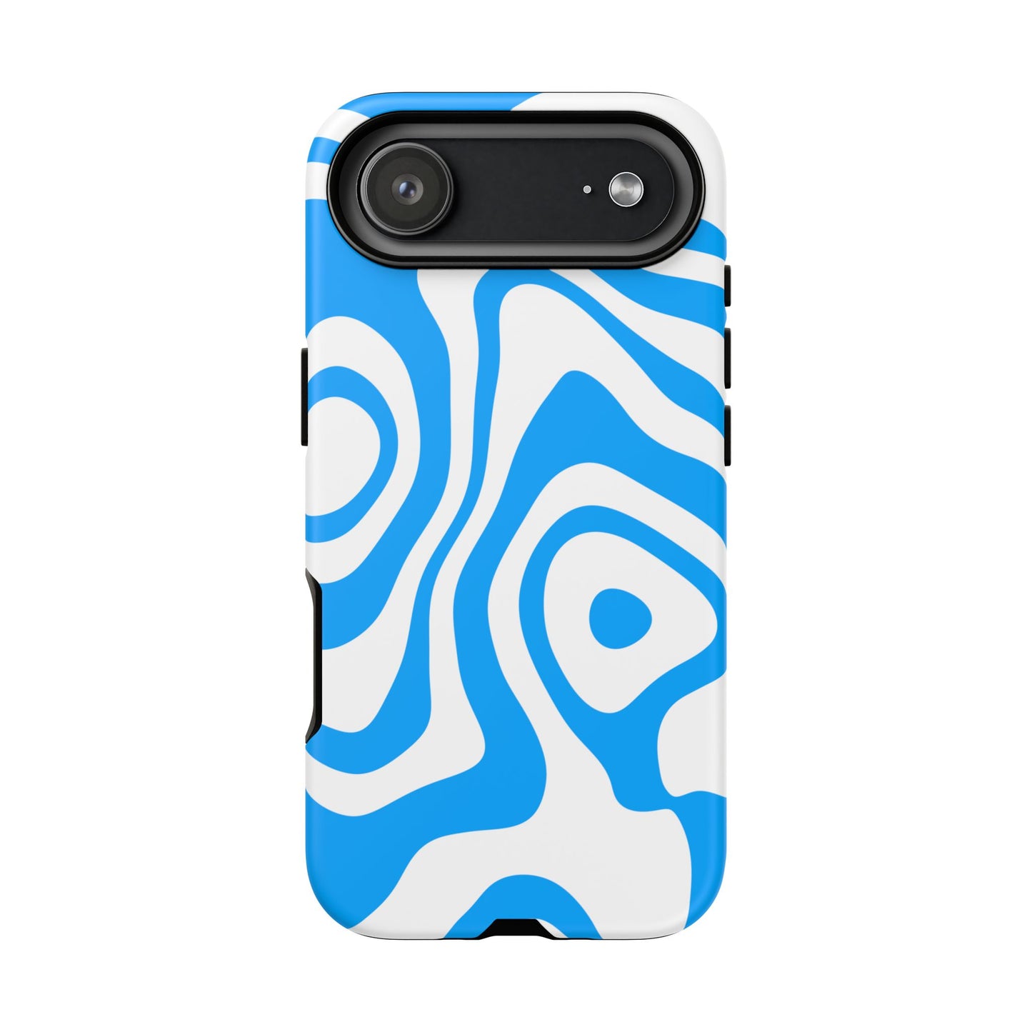 Blue Contour Tough Phone Case