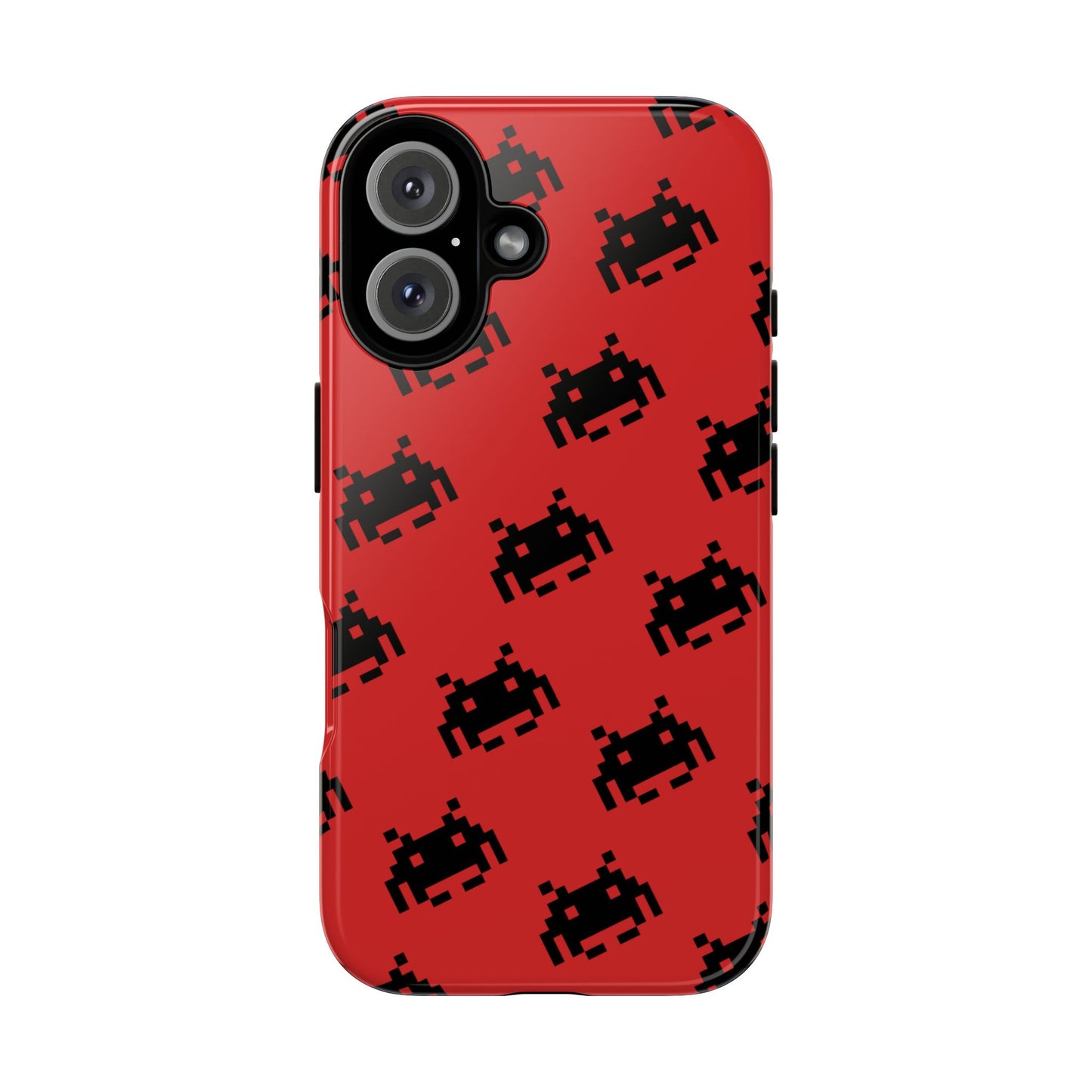 Red Pixel Alien Tough Phone Case