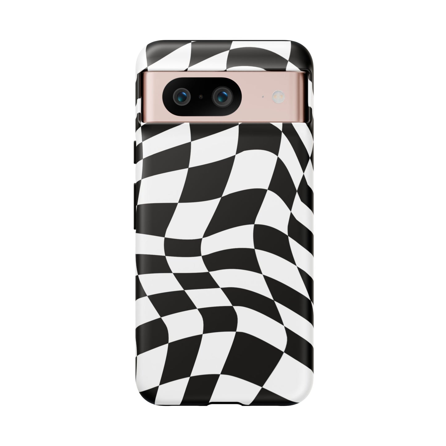 Warped Checker Tough Phone Case