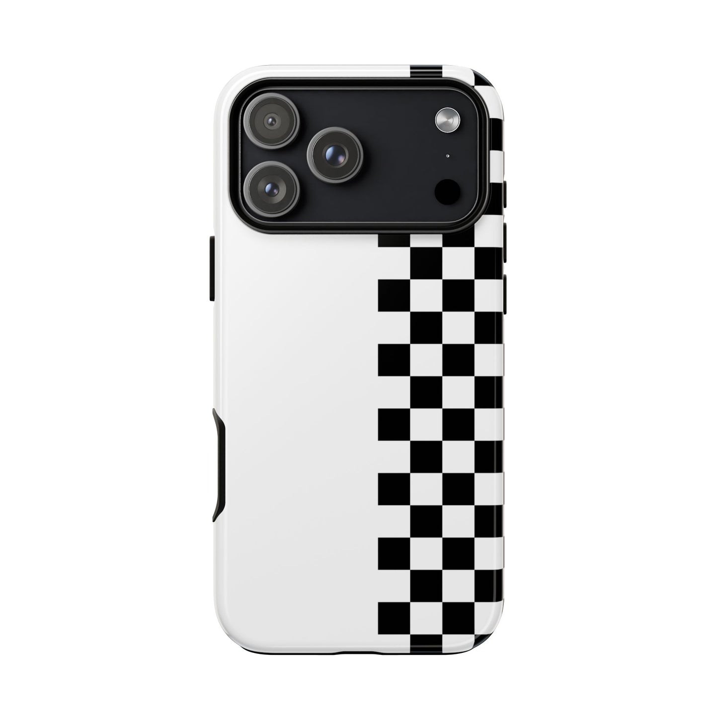 Checker Stripe Tough Phone Case