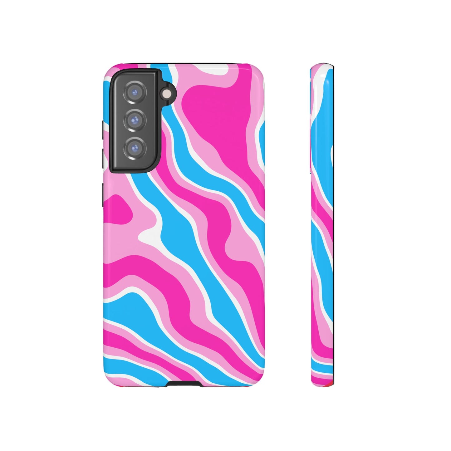 Candy Aqua Wave Tough Phone Case