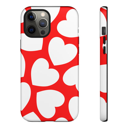 Love Pop Red Heart Tough Phone Case