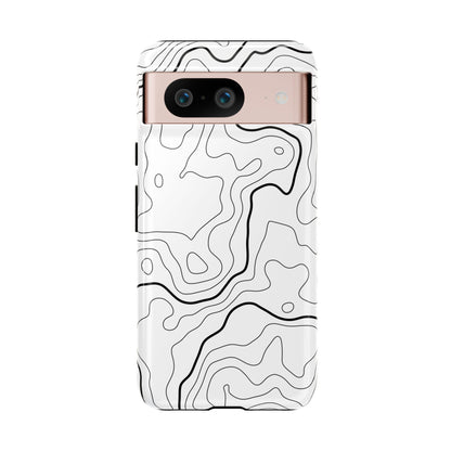 Minimal Topographic Tough Phone Case