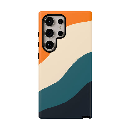Blue Tide Wave Tough Phone Case