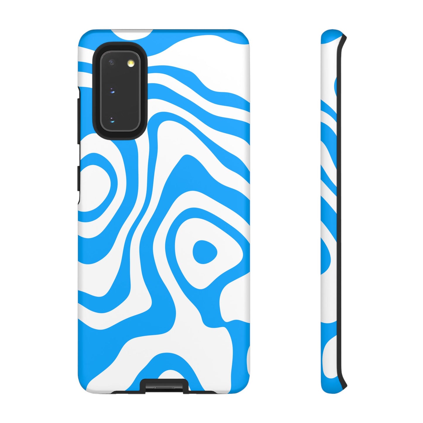 Blue Contour Tough Phone Case