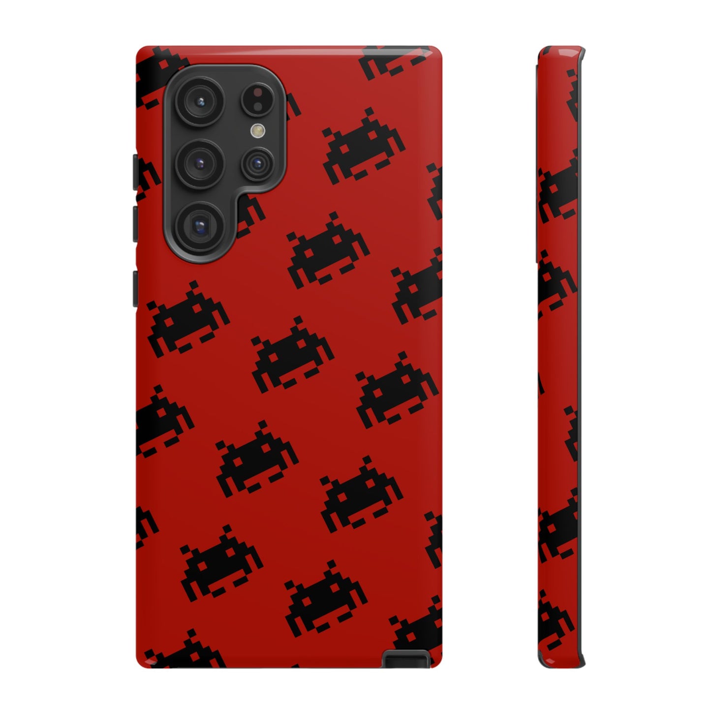 Red Pixel Alien Tough Phone Case