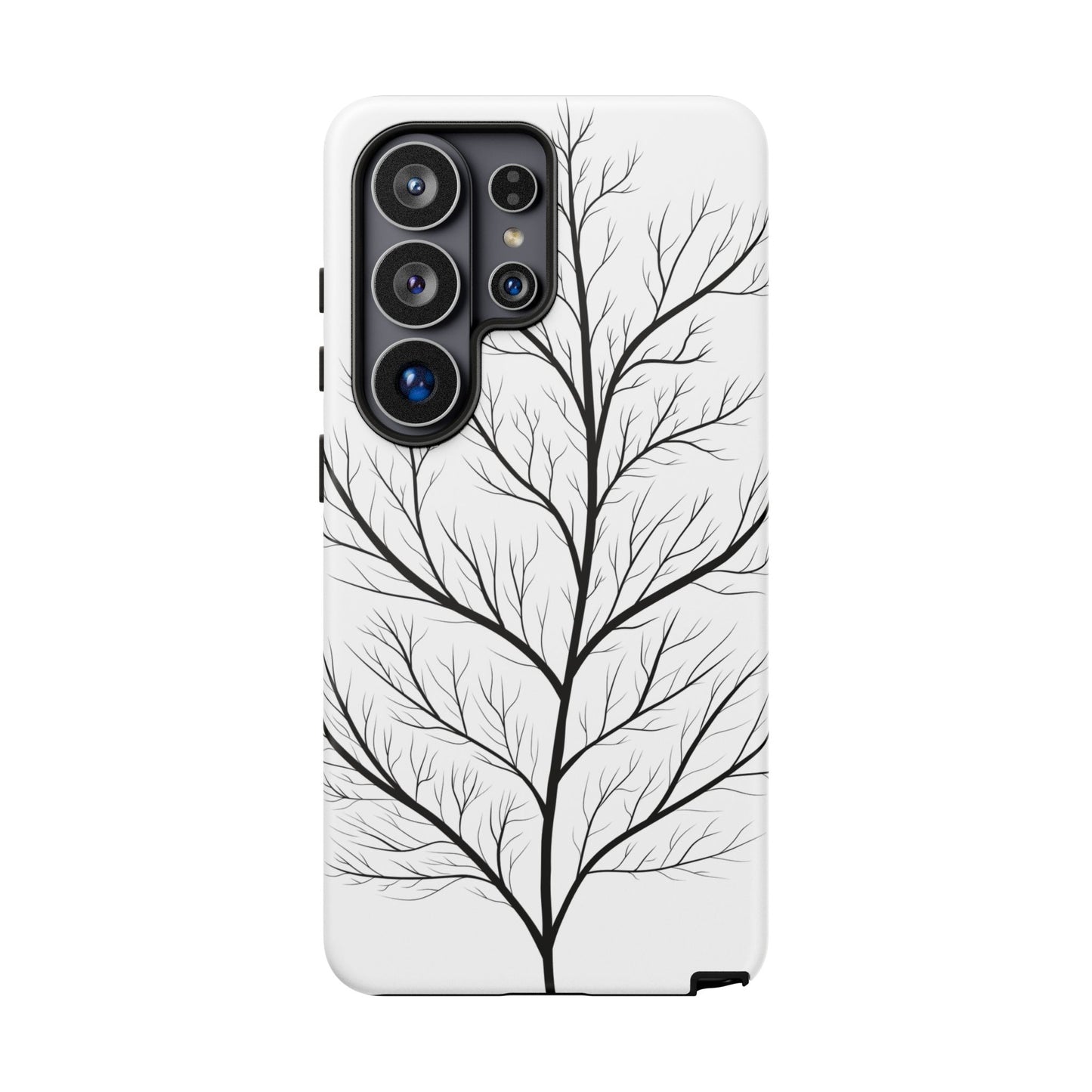 Black Branch Tree Tough Phone Case