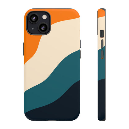 Blue Tide Wave Tough Phone Case