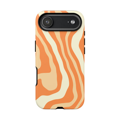 Peach Cream Swirl Tough Phone Case
