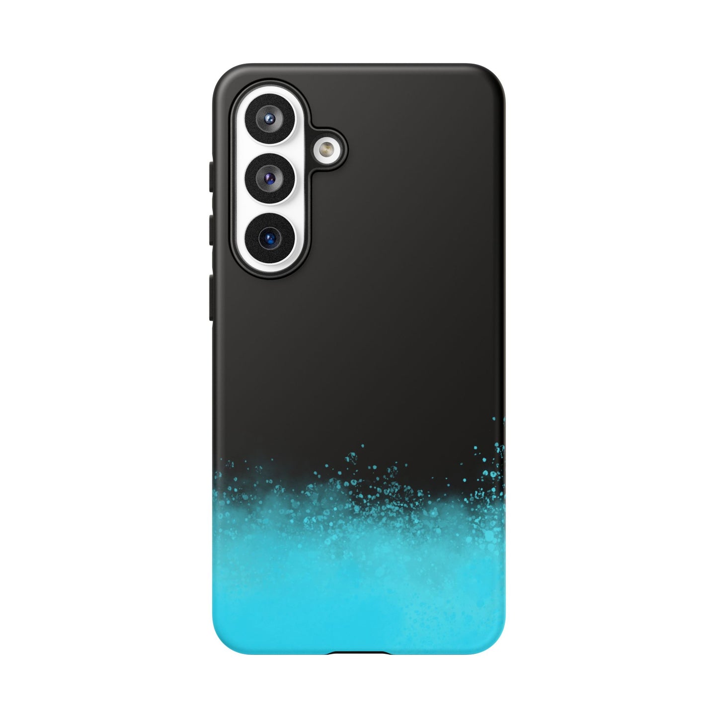 Black Aqua Splash Tough Phone Case