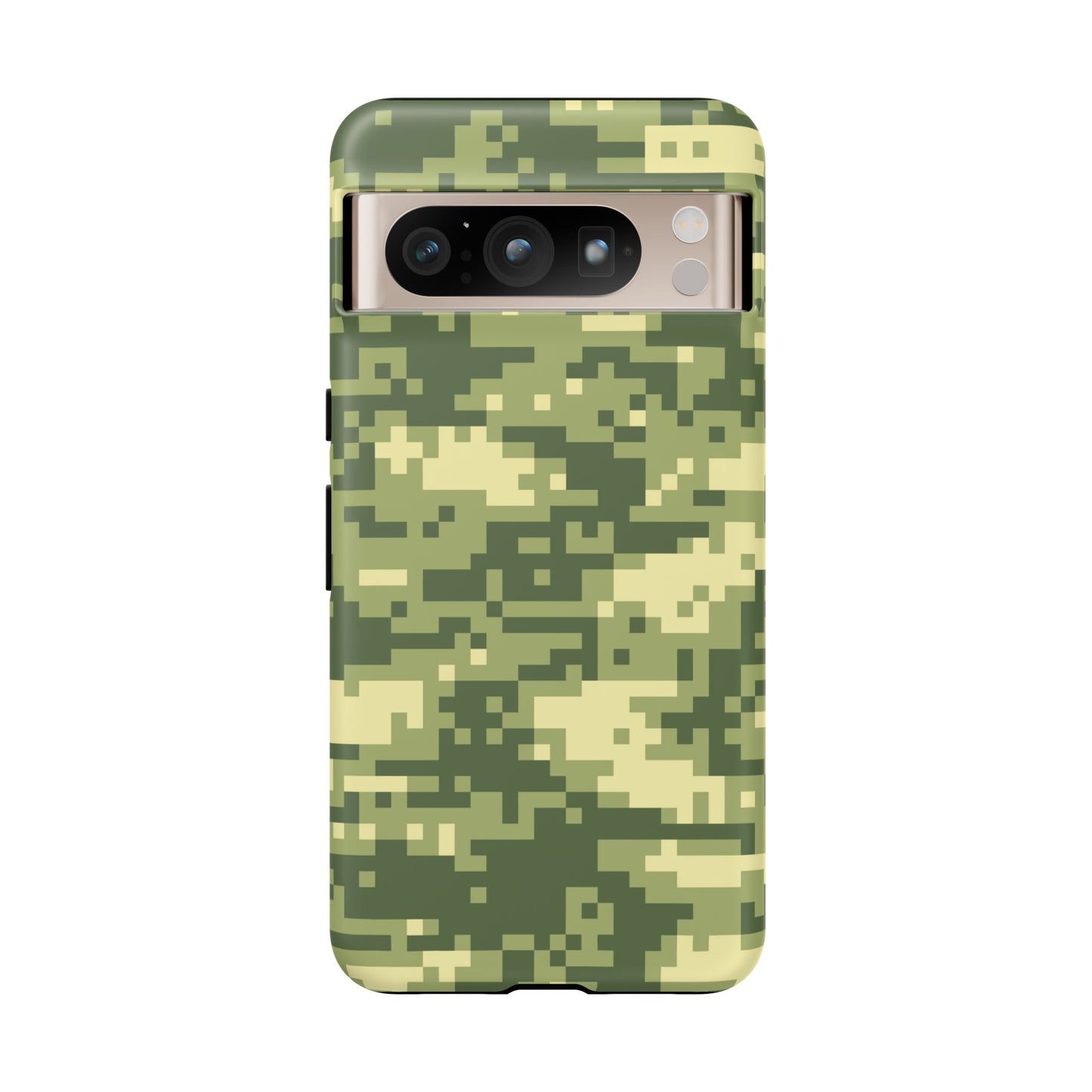 Olive Pixel Camo Tough Phone Case