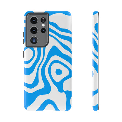 Blue Contour Tough Phone Case