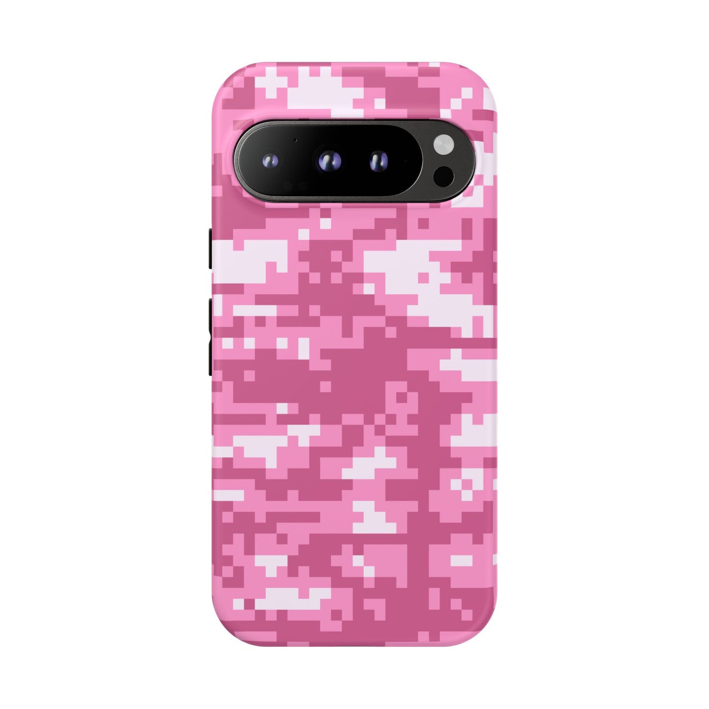 Pink pixel Camo Design Tough Phone Case