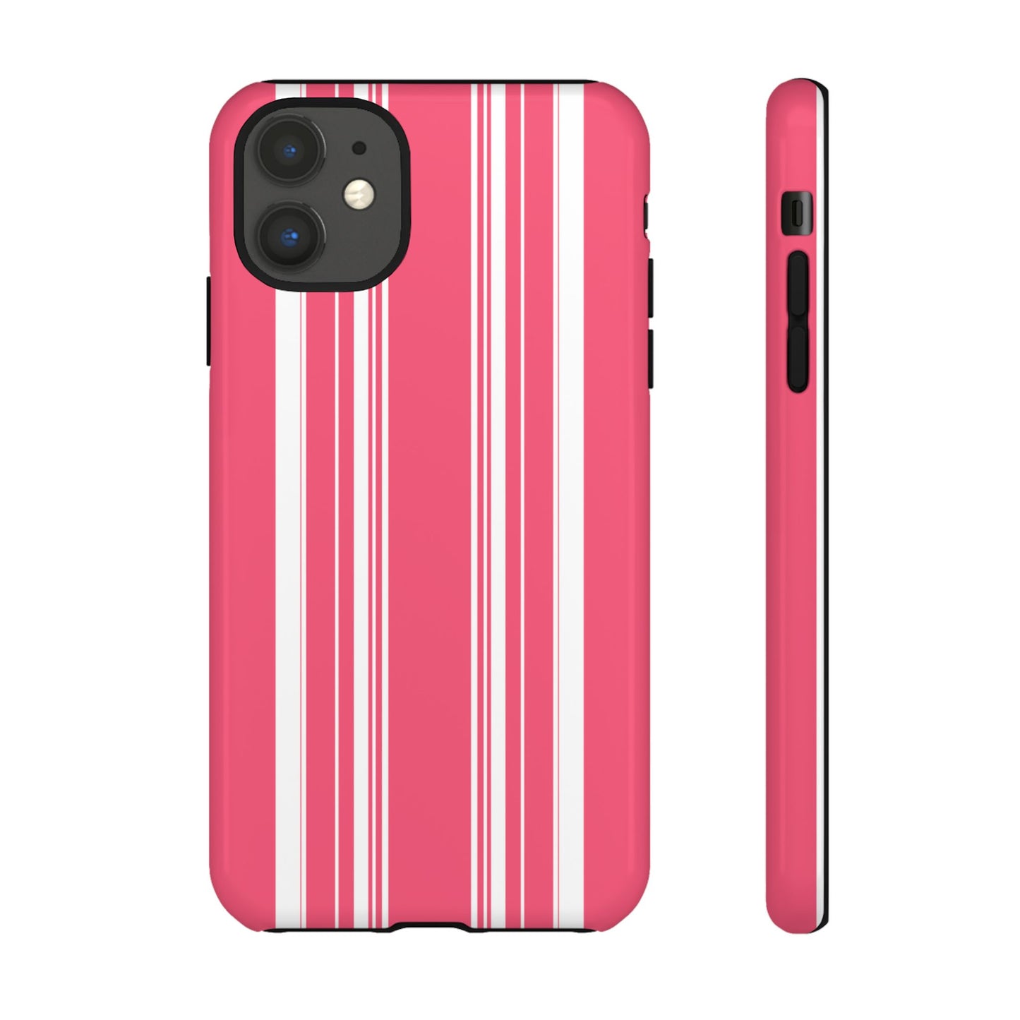 Pink Prep Stripe Tough Phone Case