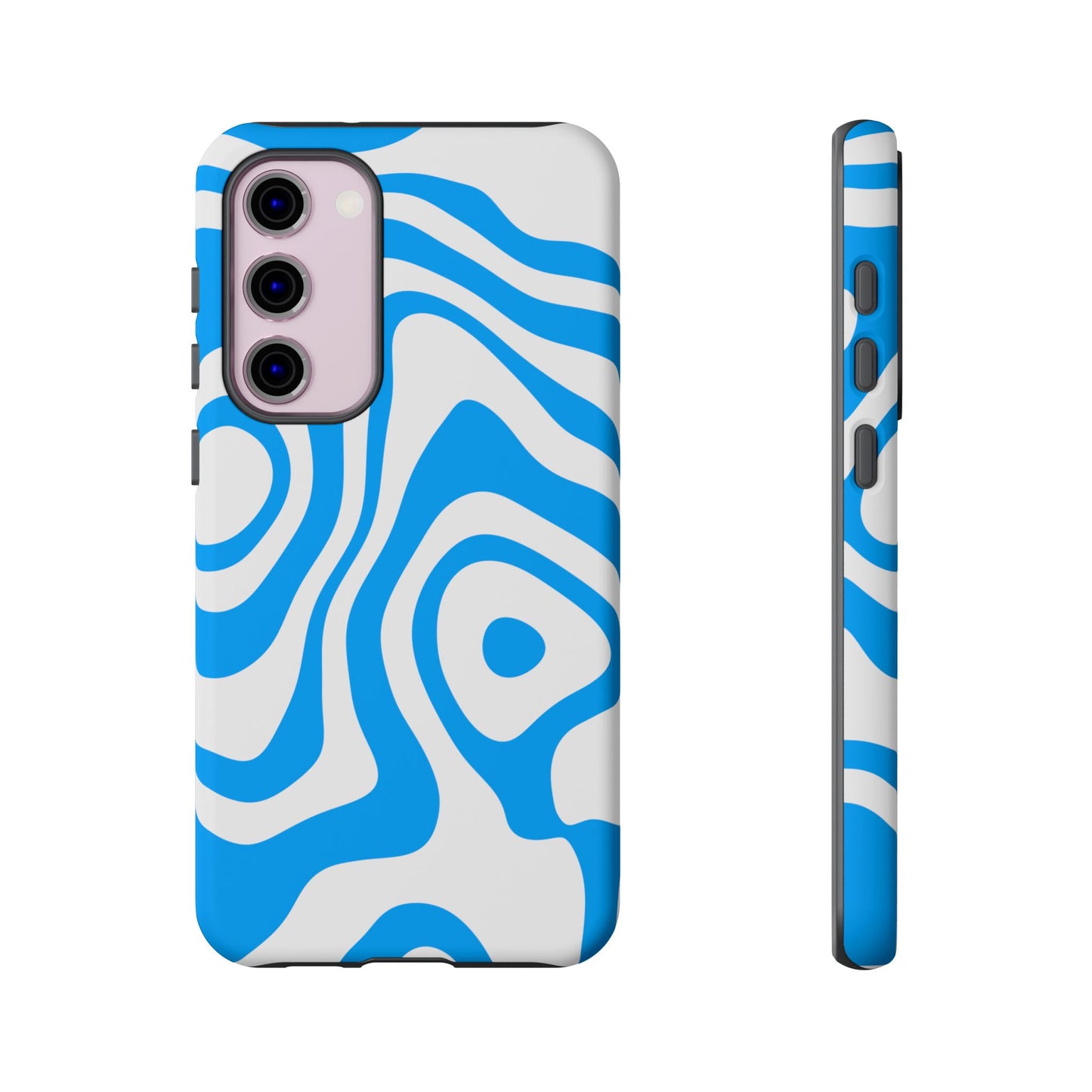 Blue Contour Tough Phone Case