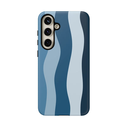 Blue Tide Wave Tough Phone Case
