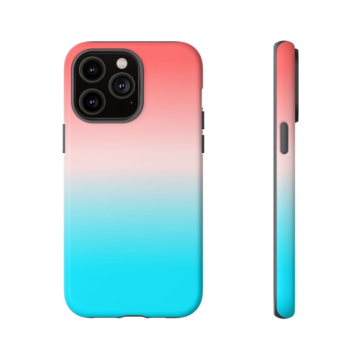 Pink Aqua Gradient Tough Phone Case