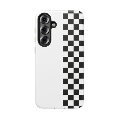 Checker Stripe Tough Phone Case
