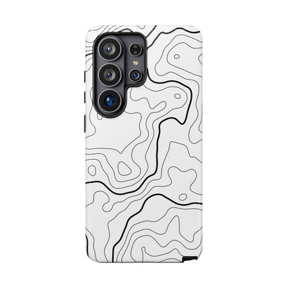 Minimal Topographic Tough Phone Case
