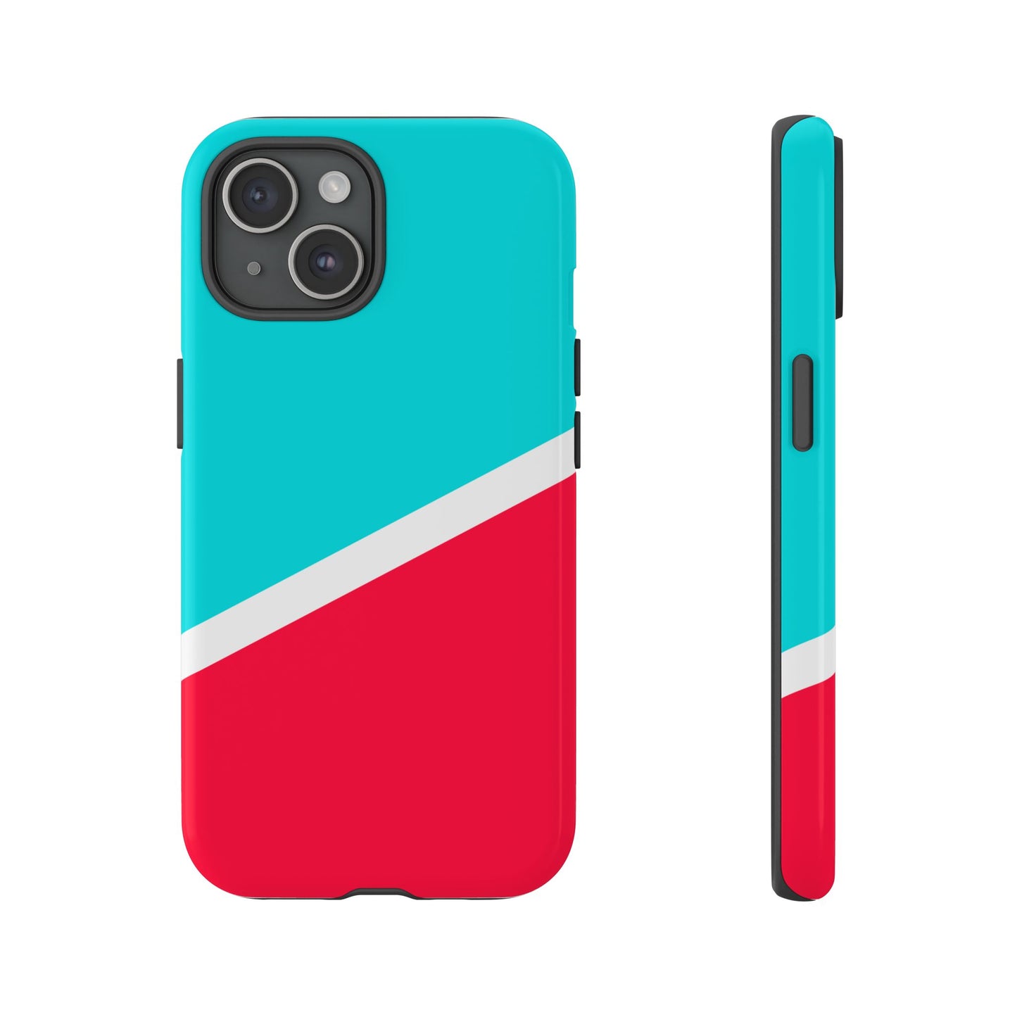 Aqua Pop Colorblock Tough Phone Case